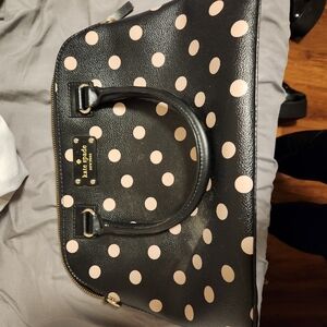 Kate Spade Black and Pink Polka Dot Women's Bag
